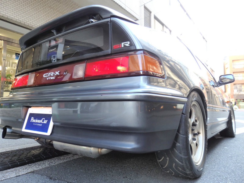 HONDA CR-X 1.6 SiR glass‐Roof 5MT B16B/piston＆Cam MUGEN-LSD 入庫。